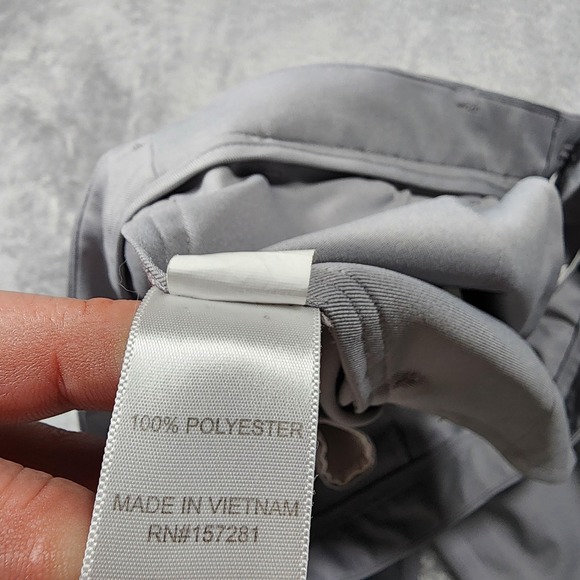 Mizzen+Main Baron Chino Pants Mens 38x32 Gray Athletic Performance Stretch - Picture 9 of 11